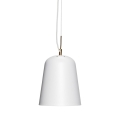 HUBSCH :: Lampa wisząca Ally biała metal 35cm (990608)