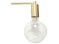 Lampa ścienna na wysięgniku kinkiet Bay złota 24cm