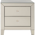 KARE Design outlet :: Szafka nocna Luxury Champagne 2 szuflady (83890)
