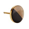 MADAM Stoltz :: Gałka meblowa Horn złota 4cm okrągła (TA-19)