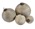 BELLDECO :: Bombka 10cm Bosco 5C rustykalna złota szklana (C01105C)
