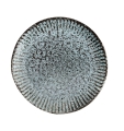 Madam Stoltz :: Talerz deserowy Columbus, średnica 21,5 cm ceramiczny niebieski (26S)