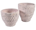 Grigio old Osłonka duża różowa 33x33x28cm C36569H756B