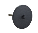 MADAM Stoltz :: Gałka żeliwna czarna okrągła loftowa 934TH