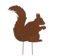 J-LINE :: Dekoracja ogrodowa Wiewiórka 70x66cm metal JL20204