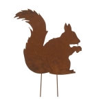J-LINE :: Dekoracja ogrodowa Wiewiórka 70x66cm metal JL20204