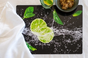 PODKŁADKI  :: Zestaw 6szt. podkładek na stół Limonki 40x30cm