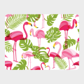 PODKŁADKI :: Zestaw 4szt. podkładek na stół Flamingi 40x30cm