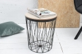 Stolik druciany Storage czarny 43cm