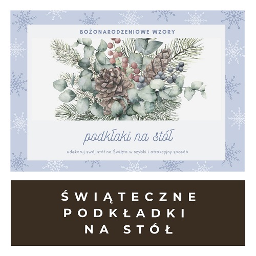 podkładki na stół na Boże Narodzenie