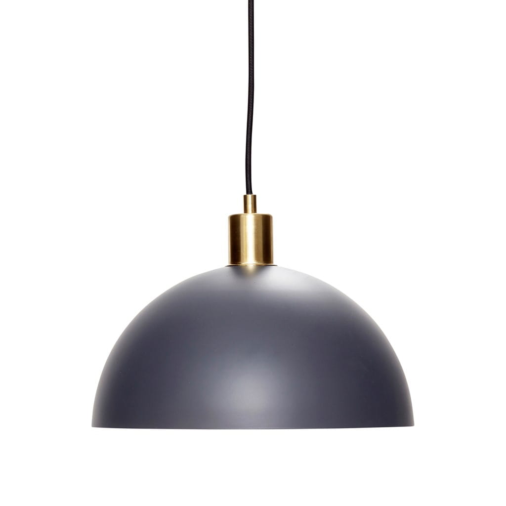 HUBSCH :: Lampa wisząca Bolognia ciemnoszara 23cm (990726)