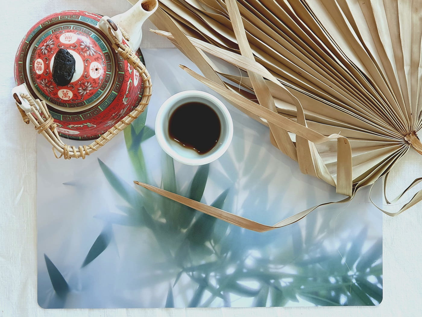 PODKŁADKI :: Zestaw 4szt. podkładek na stół Liście 40x30cm