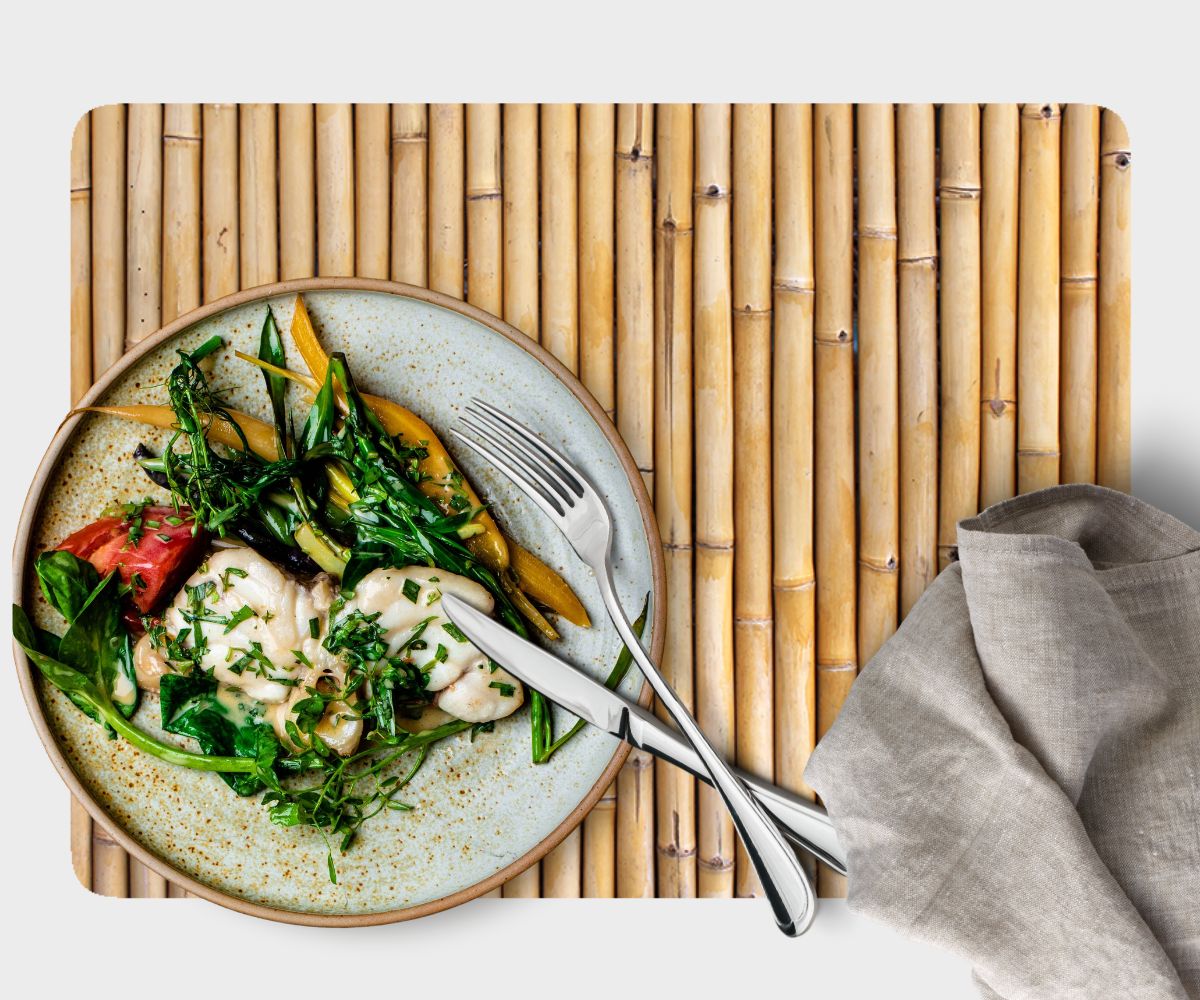 PODKŁADKI :: Zestaw 4szt. podkładek na stół Bambus 40x30cm