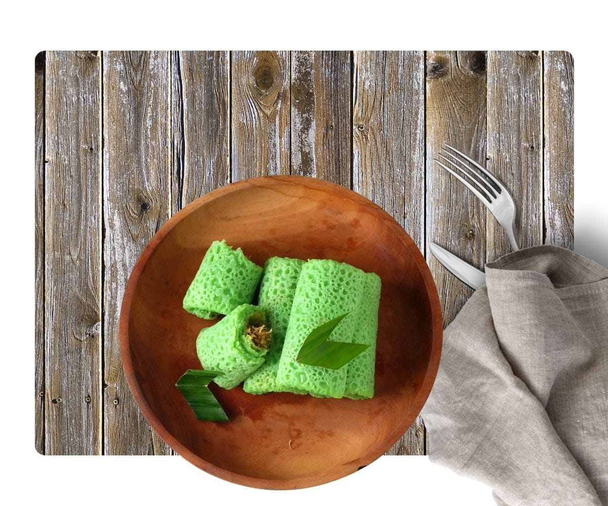 PODKŁADKI :: Zestaw 4szt. podkładek na stół Deski brązowe 40x30cm