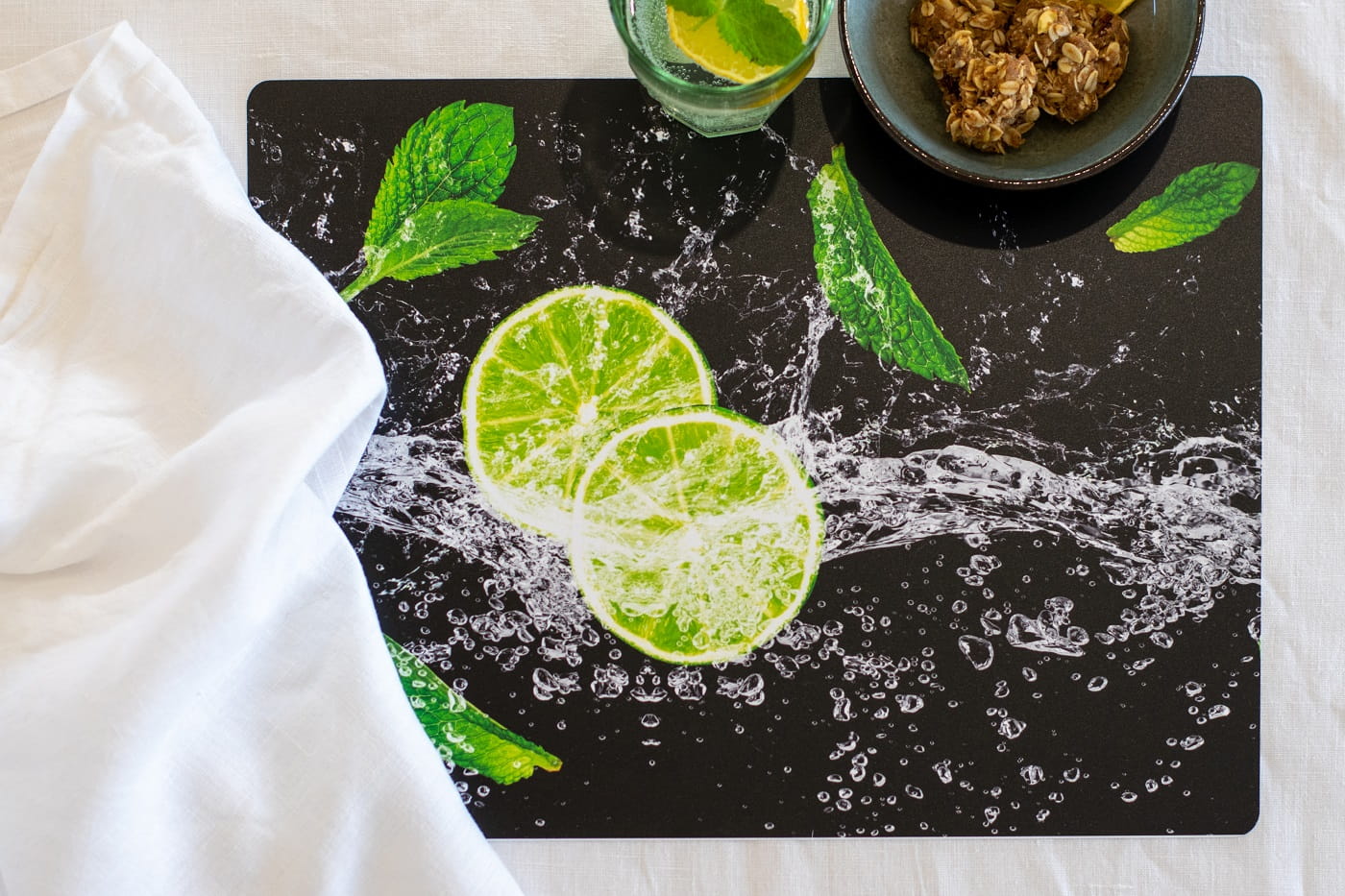 PODKŁADKI :: Zestaw 4szt. podkładek na stół Limonki 40x30cm