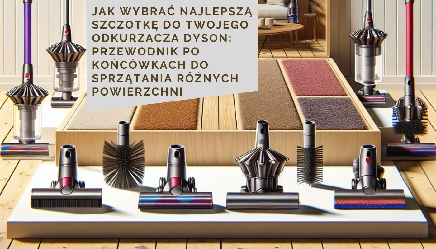 Jak wybrać najlepszą szczotkę do Twojego odkurzacza Dyson: Przewodnik po końcówkach do sprzątania różnych powierzchni