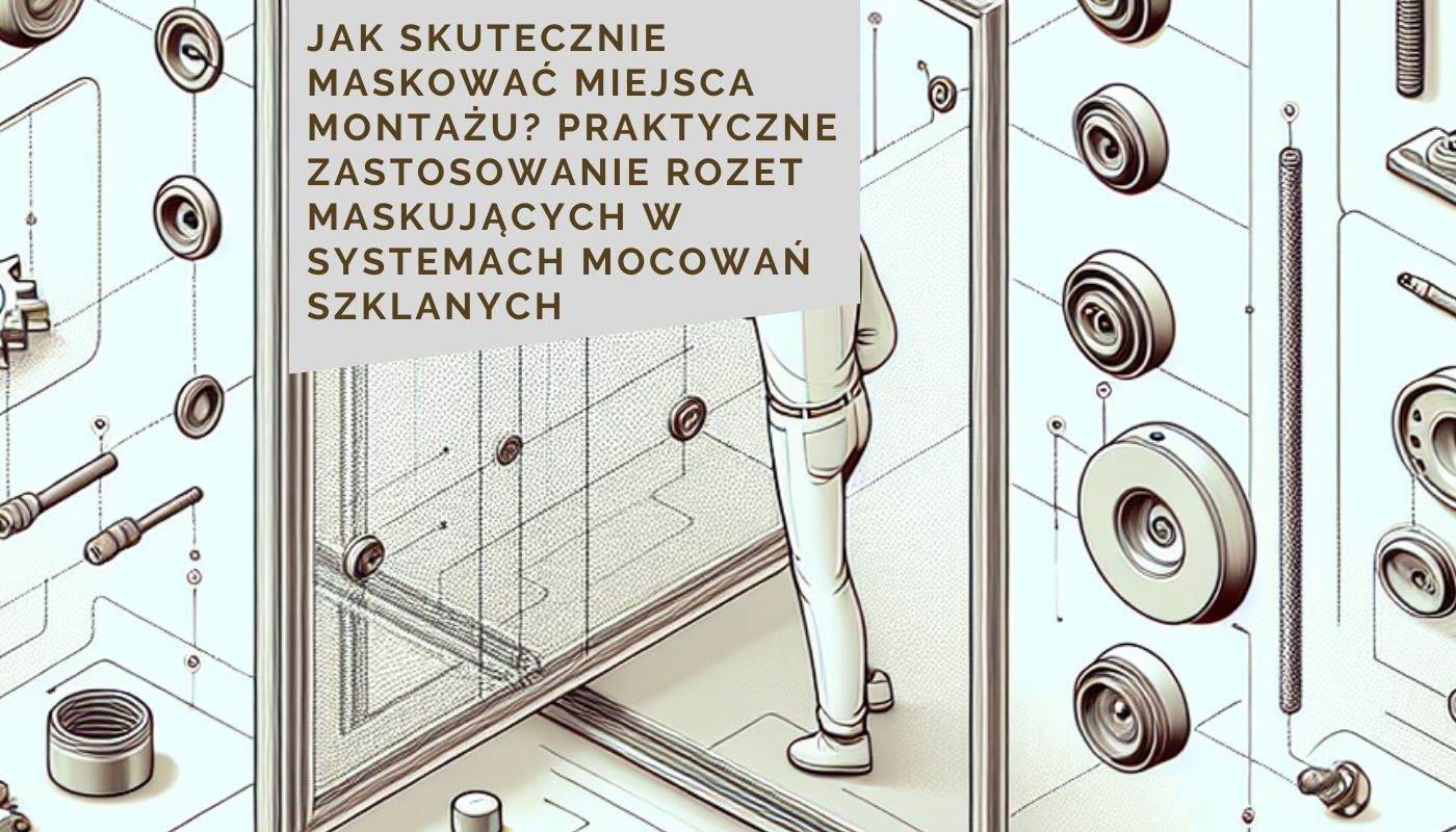 Jak skutecznie maskować miejsca montażu? Praktyczne zastosowanie rozet maskujących w systemach mocowań szklanych