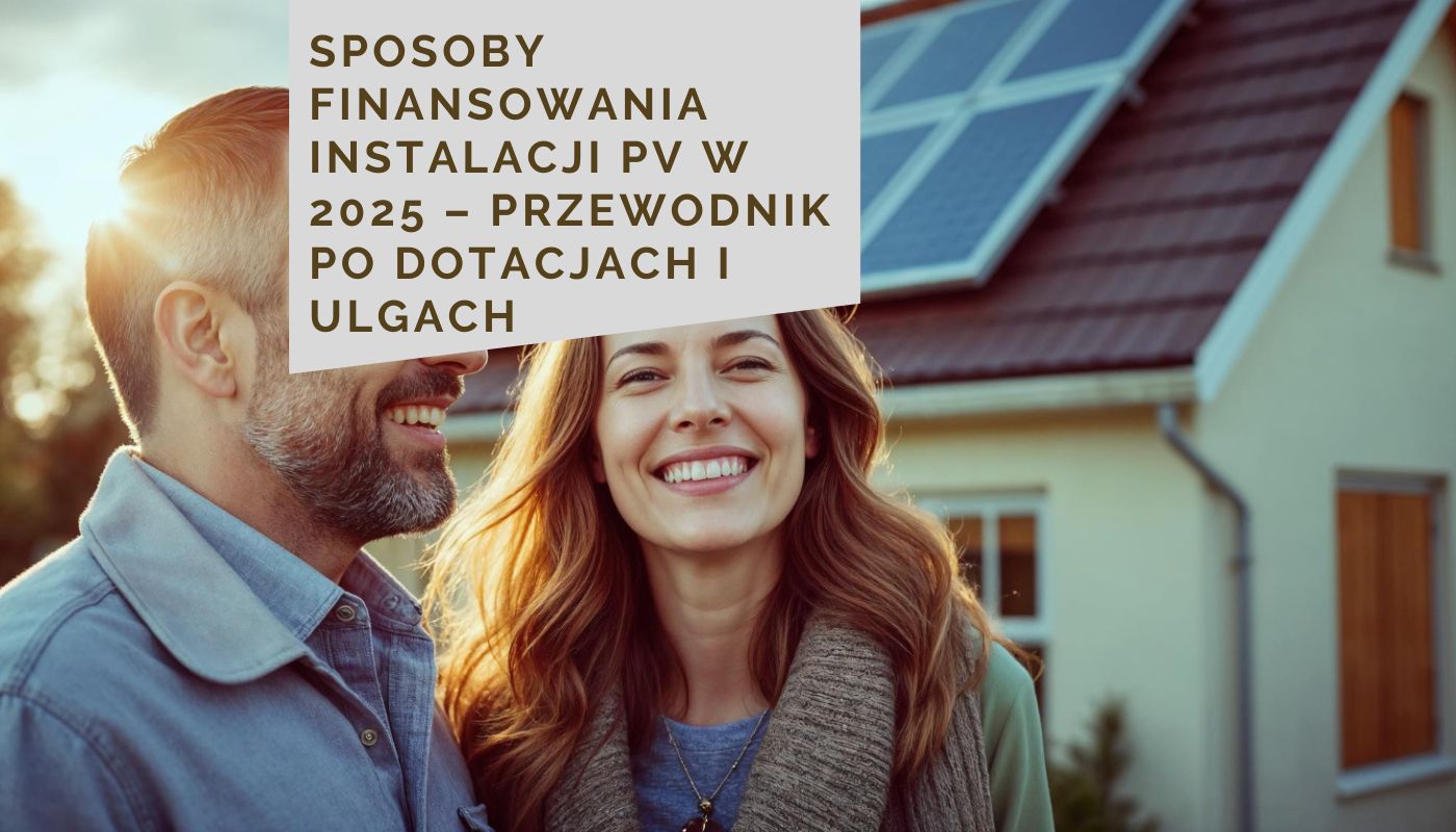 Sposoby finansowania instalacji PV w 2025 – przewodnik po dotacjach i ulgach