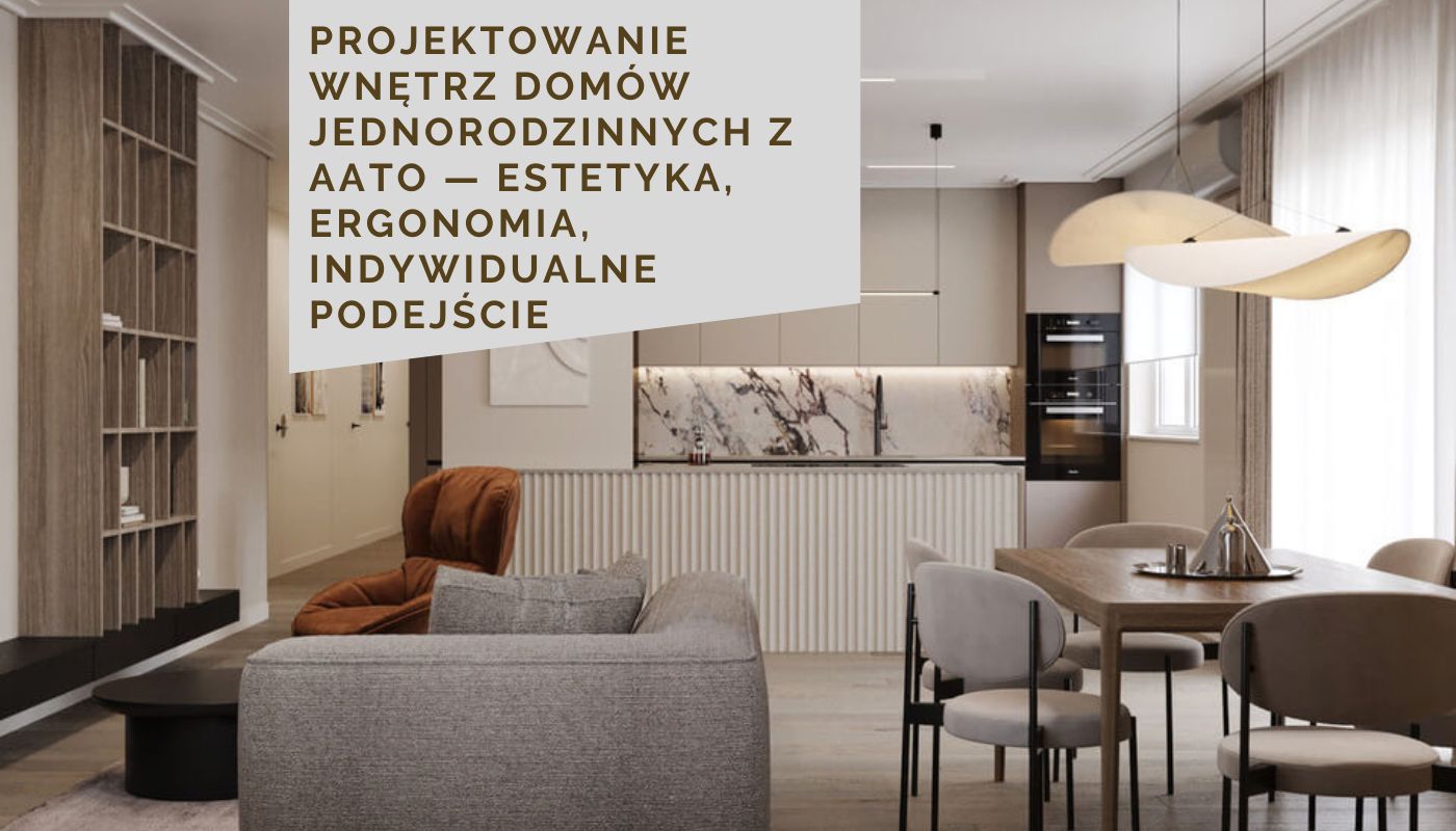 Projektowanie wnętrz domów jednorodzinnych z AATO — estetyka, ergonomia, indywidualne podejście