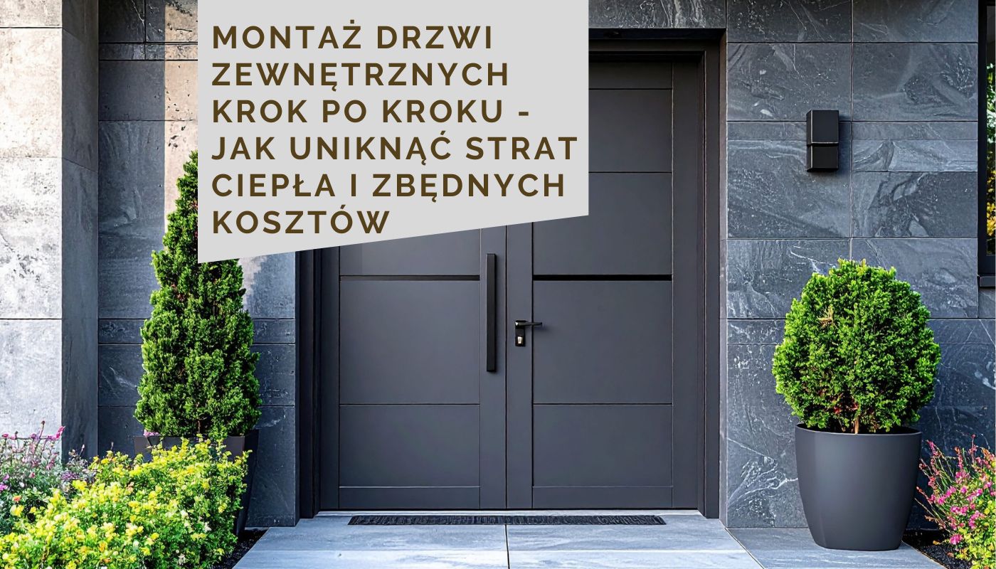 Montaż drzwi zewnętrznych krok po kroku - jak uniknąć strat ciepła i zbędnych kosztów