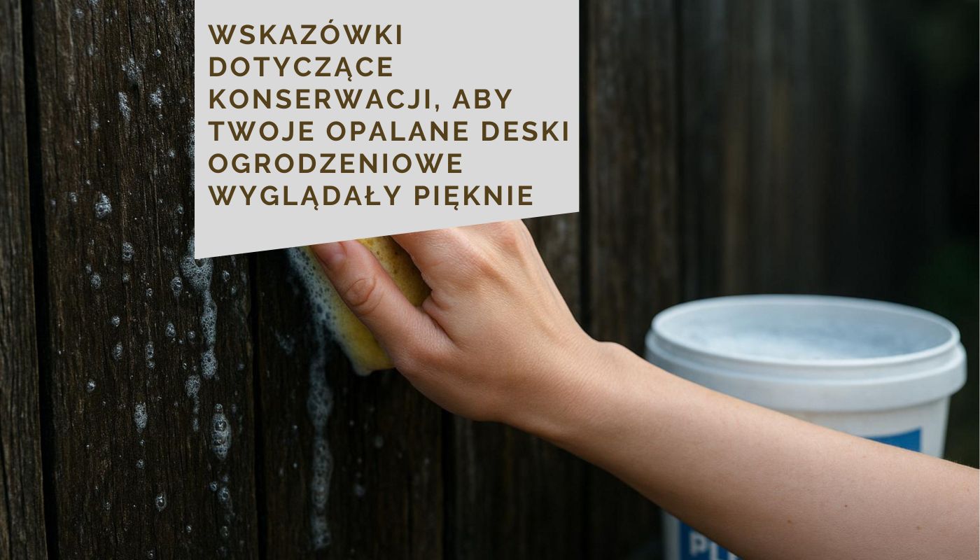Wskazówki dotyczące konserwacji, aby Twoje opalane deski ogrodzeniowe wyglądały pięknie