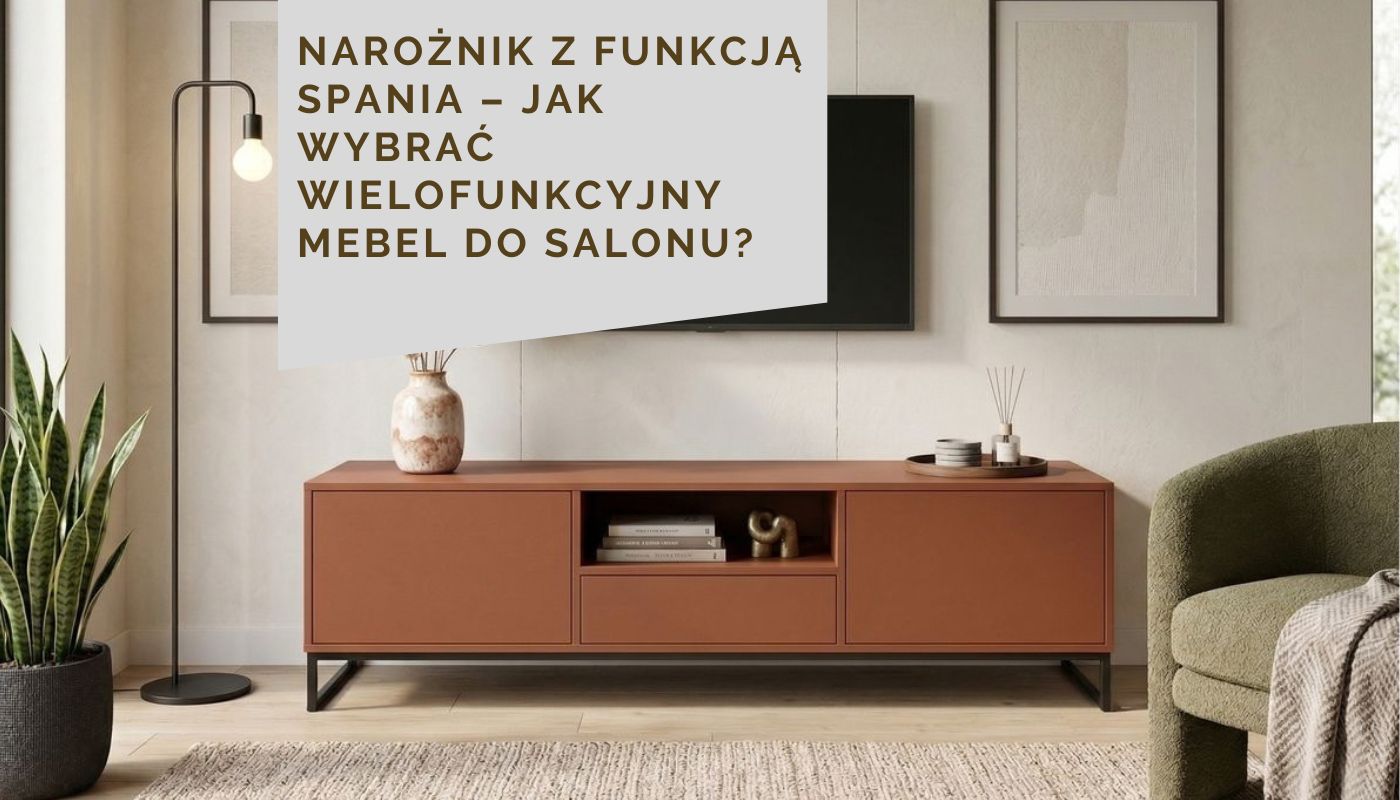 Narożnik z funkcją spania – jak wybrać wielofunkcyjny mebel do salonu?