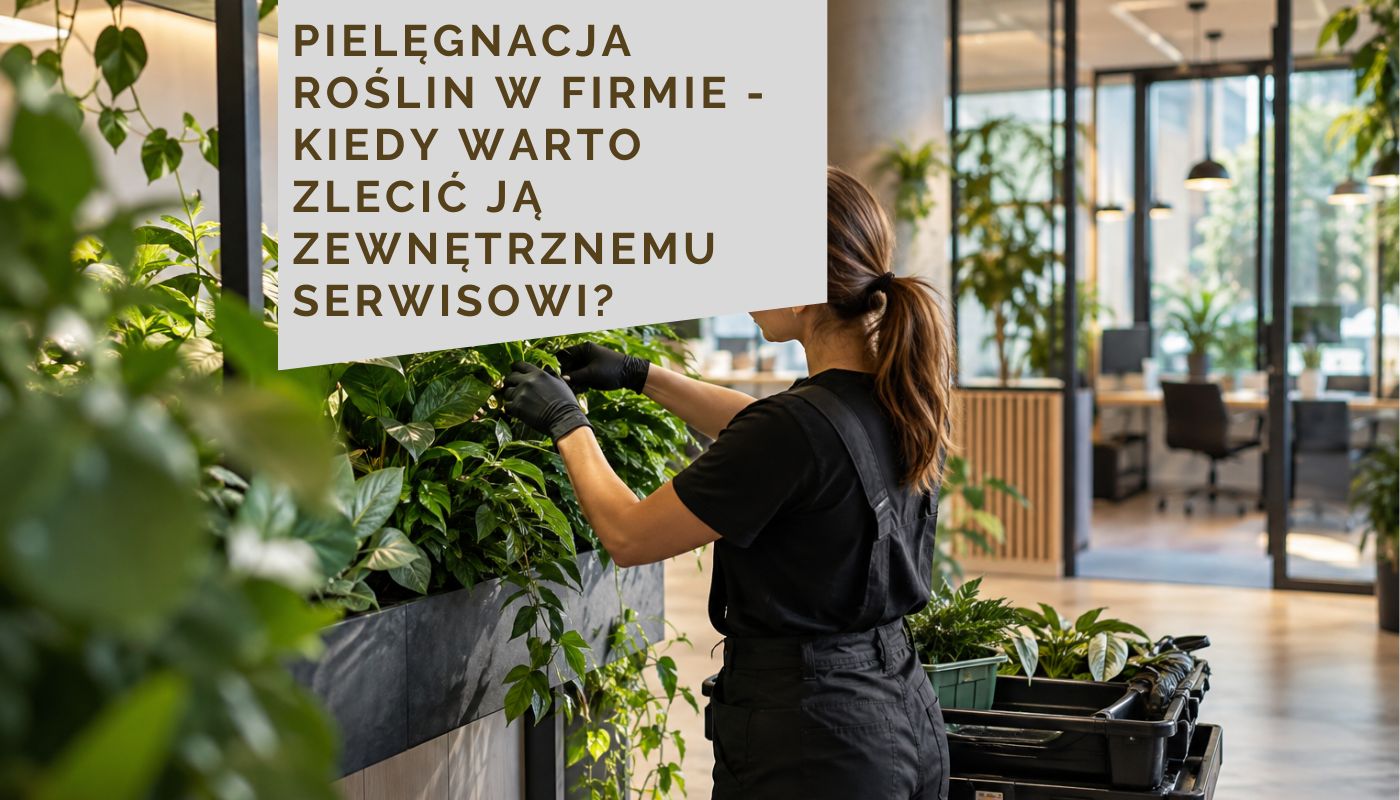 Pielęgnacja roślin w firmie - kiedy warto zlecić ją zewnętrznemu serwisowi?