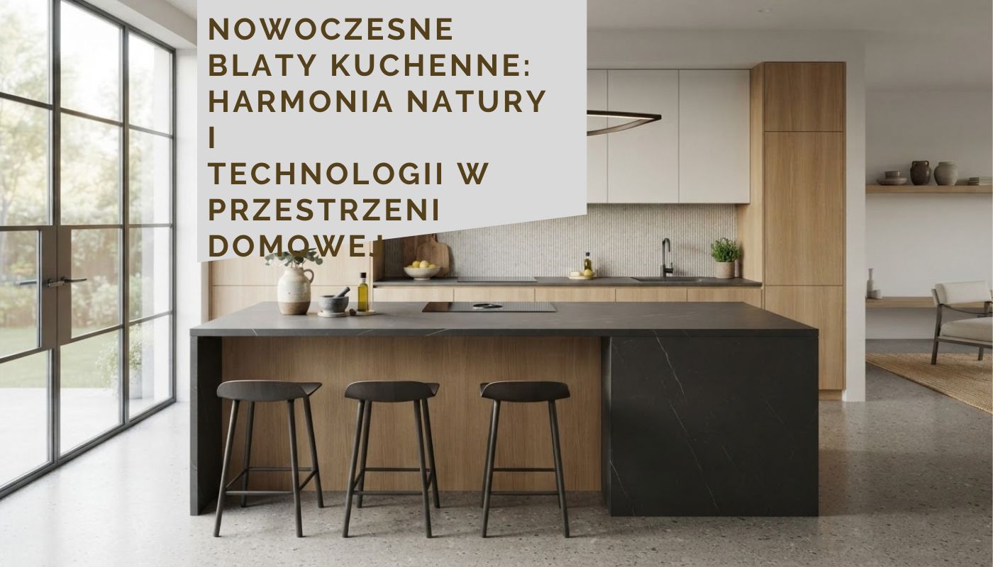 Nowoczesne blaty kuchenne: harmonia natury i technologii w przestrzeni domowej